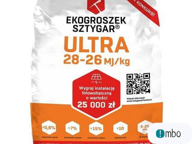 opał ekogroszek Sztygar Ultra 28MJ/kg dostawa gratis - 1